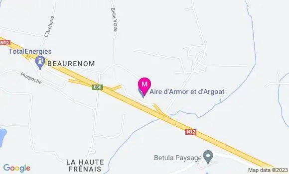 Localisation Aire d