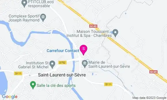 Localisation Carrefour Contact