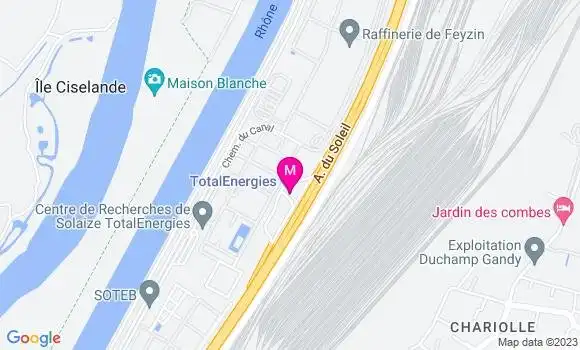 Localisation TotalEnergies