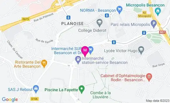 Localisation Intermarché Station