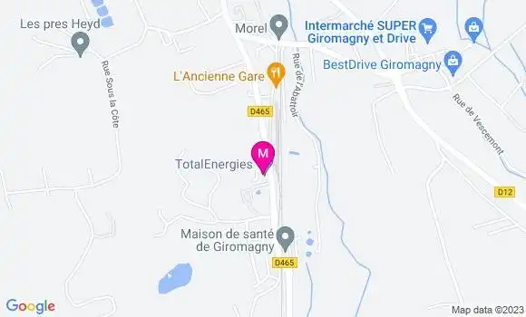 Localisation TotalEnergies