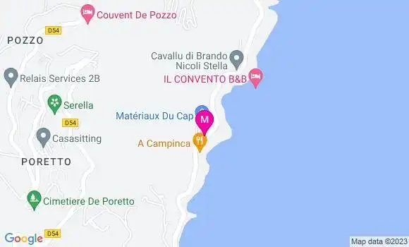 Localisation Relais du Brando