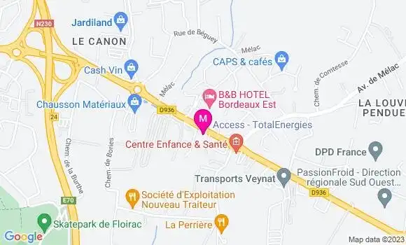 Localisation Access TotalEnergies