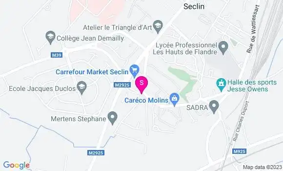 Localisation Carrefour Market