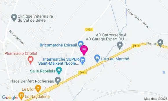 Localisation Intermarché Station