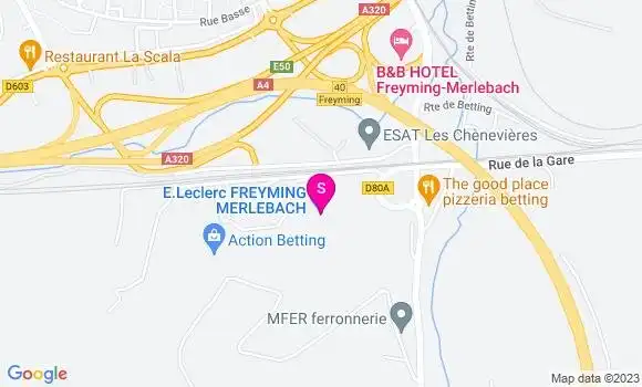 Localisation Station Leclerc