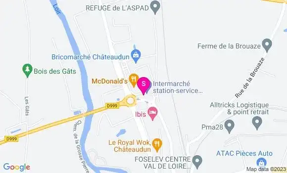 Localisation Intermarché Station