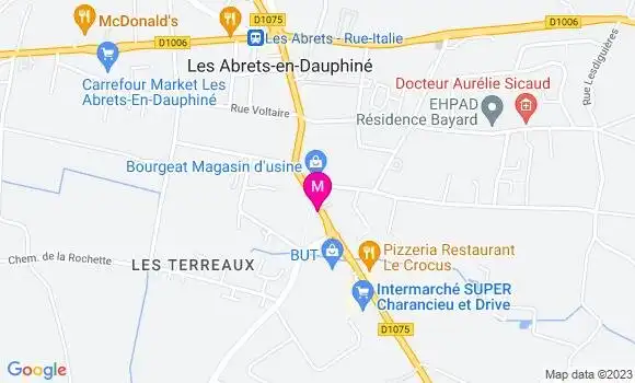 Localisation Bosse Platière Ferdinand