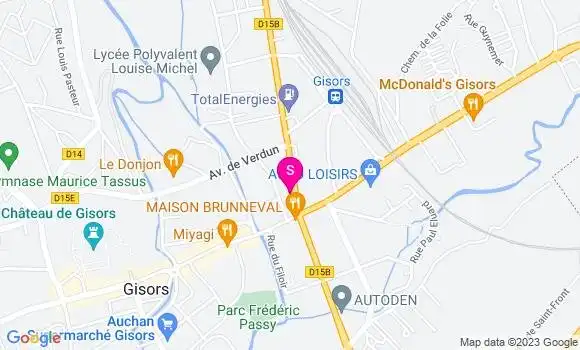 Localisation Relais des Templiers