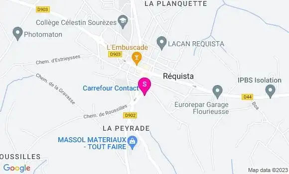 Localisation Carrefour Contact Requista