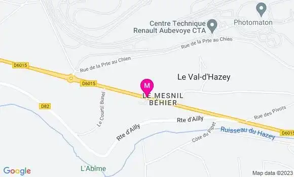 Localisation Esso Express