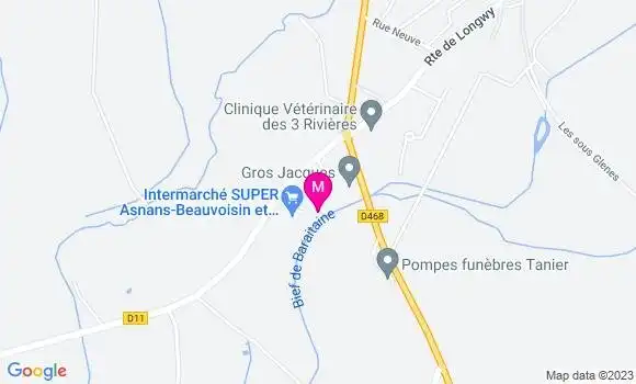 Localisation Intermarché Station