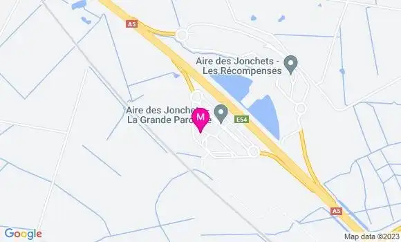 Localisation Fulli Aire des Jonchets