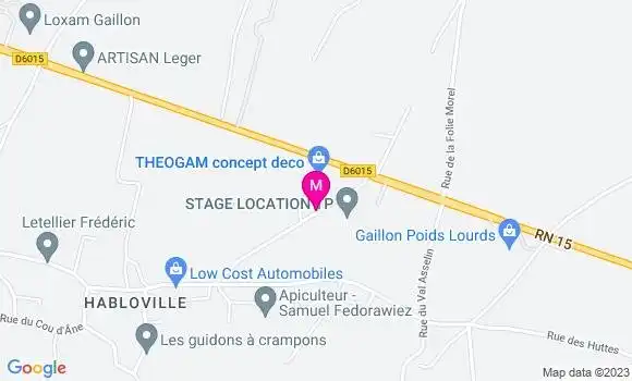 Localisation Garage Michel Poupardin
