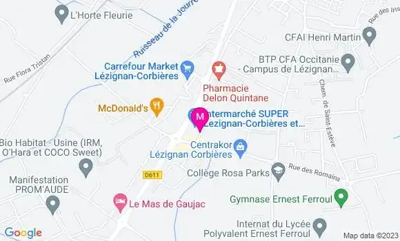 Localisation Intermarché Station