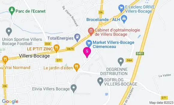 Localisation Carrefour Market