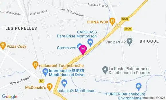 Localisation Intermarché Station