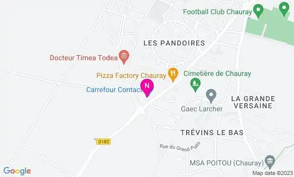 Localisation Station Carrefour