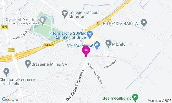Localisation Intermarché Station