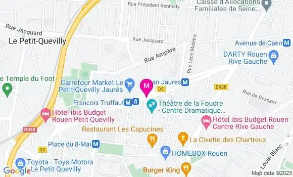 Localisation Carrefour Market
