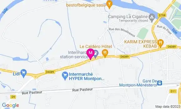 Localisation Intermarché Station