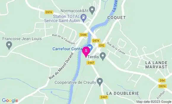 Localisation Carrefour Contact