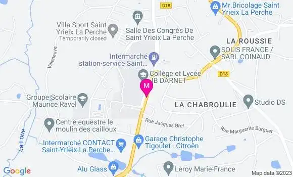 Localisation Intermarché Station