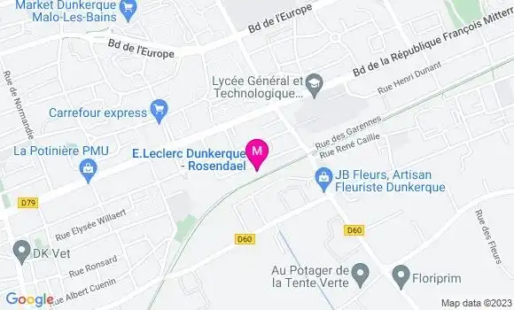 Localisation Leclerc Express
