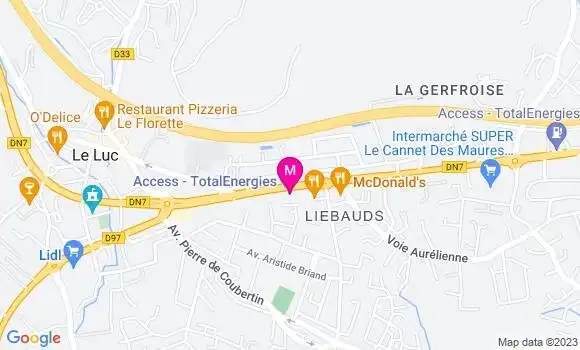Localisation Access TotalEnergies