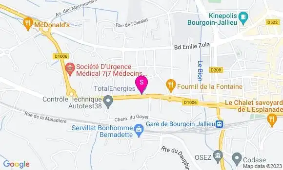 Localisation Relais des Berjalliens
