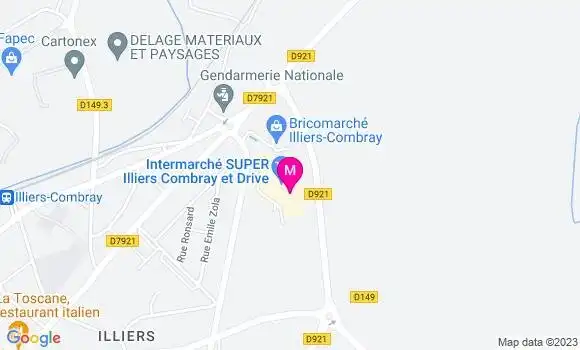 Localisation Intermarché Station