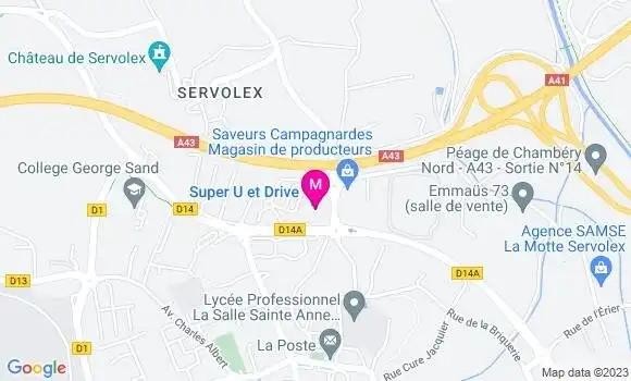 Localisation Super U