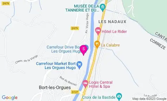 Localisation Carrefour Market
