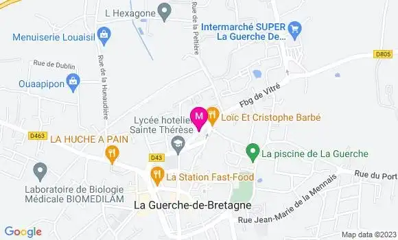 Localisation Intermarché Station
