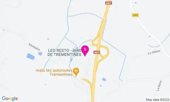 Localisation Station Eni