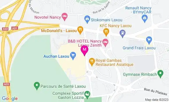 Localisation Station Auchan