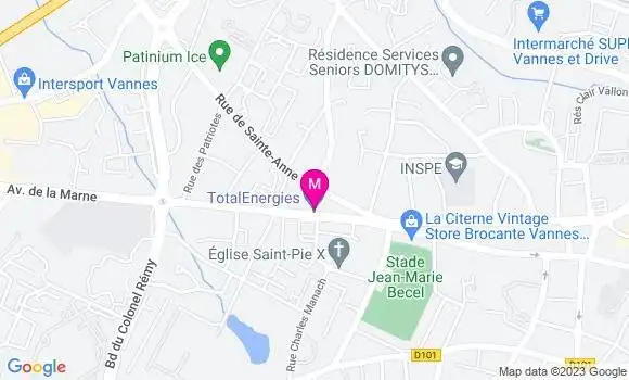 Localisation TotalEnergies