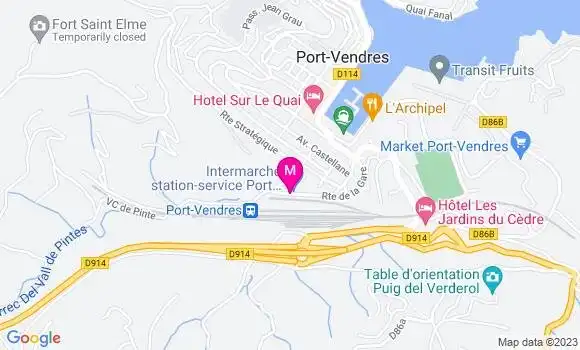 Localisation Intermarché Station