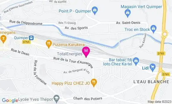 Localisation TotalEnergies