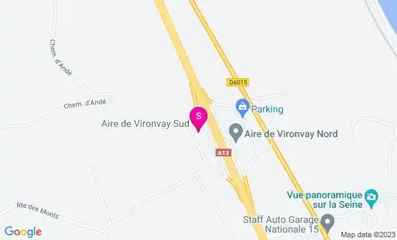 Localisation Bp Vironvay Sud