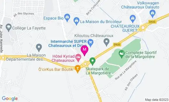 Localisation Intermarché Station
