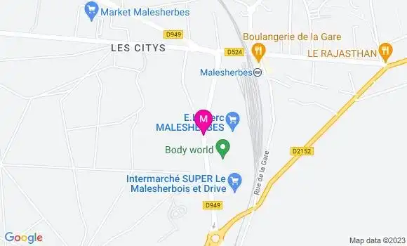 Localisation Station Leclerc