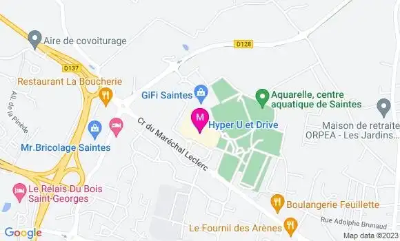 Localisation Hyper U