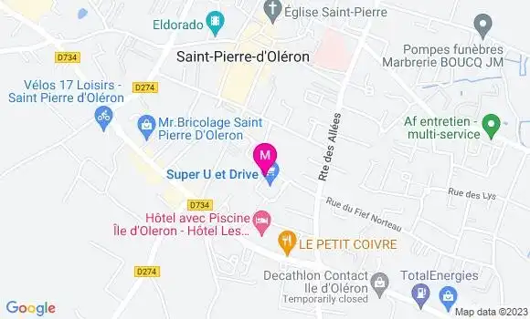 Localisation Super U