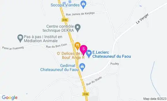Localisation Station Leclerc