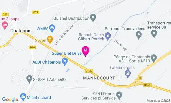 Localisation Station Super U