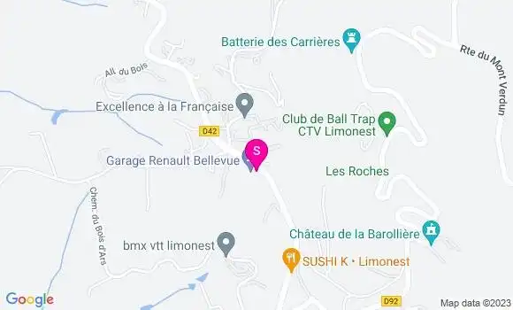 Localisation Garage Bellevue
