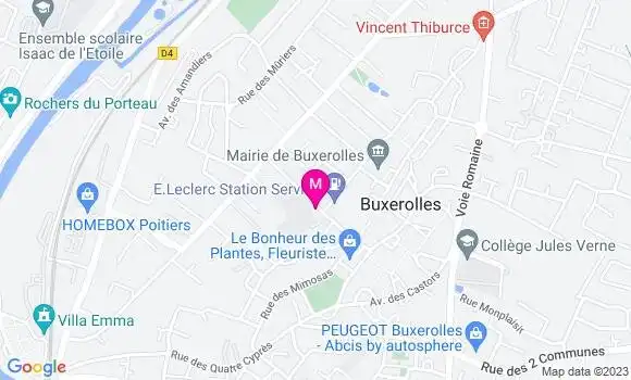 Localisation Station Service Leclerc