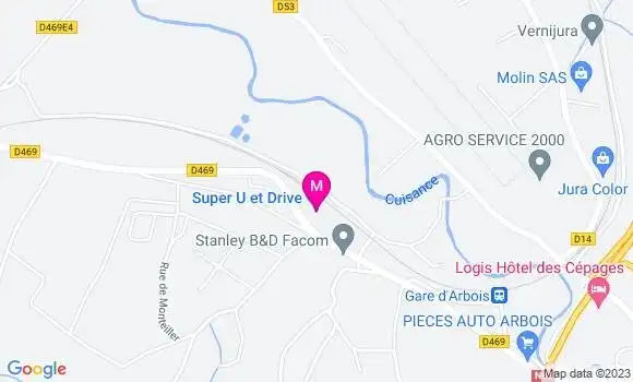 Localisation Super U