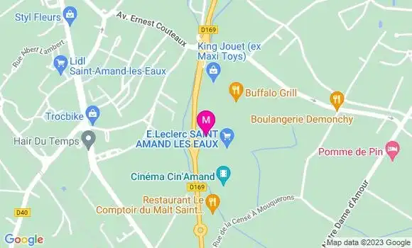 Localisation Station Leclerc